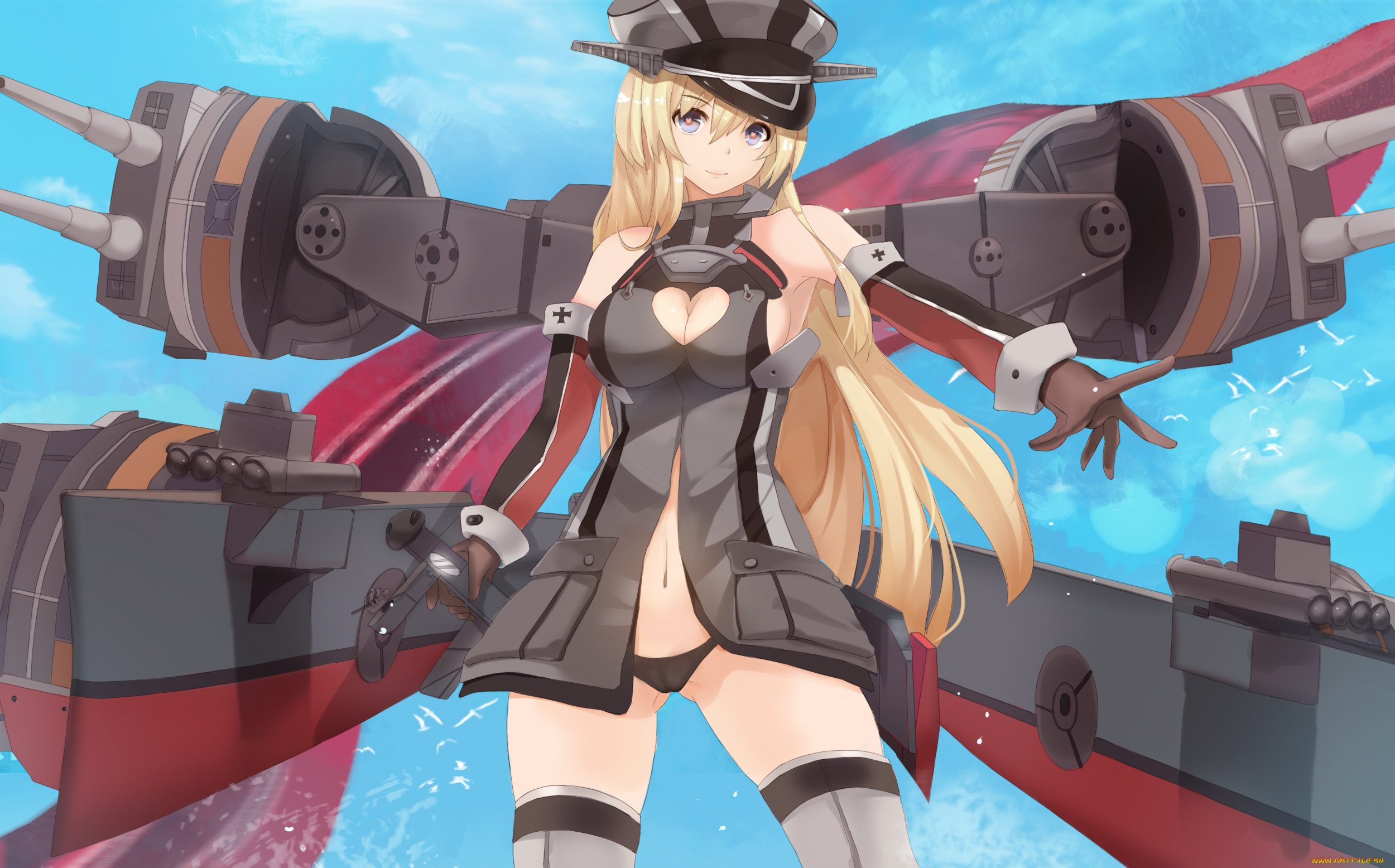 ,  magician , artist, , kantai collection, bismarck, kantai, collection, kancolle